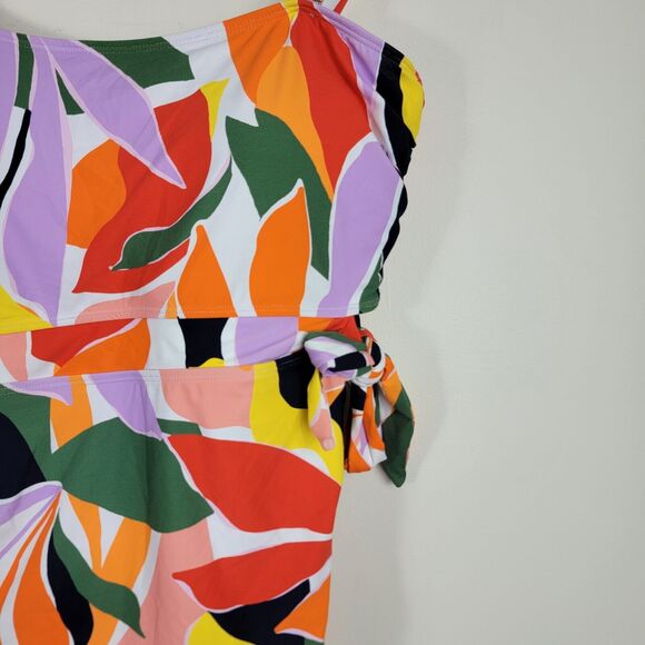 Anne Cole Women's Size XL Tankini Top Beach Tropical - Picture 4 of 4